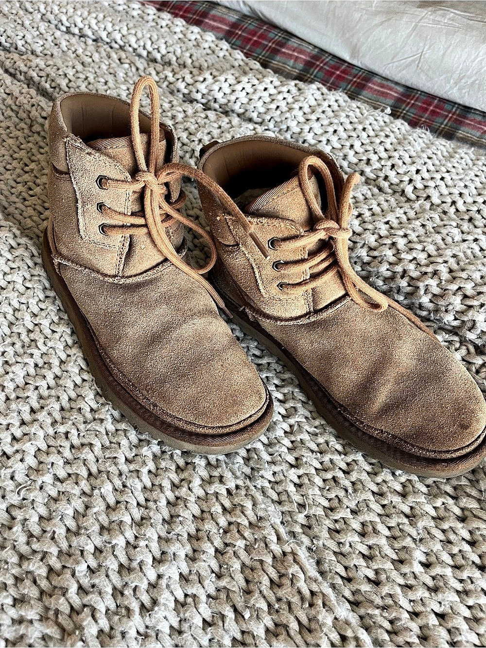 UGG Neumel Chestnut Lace-Up Boots